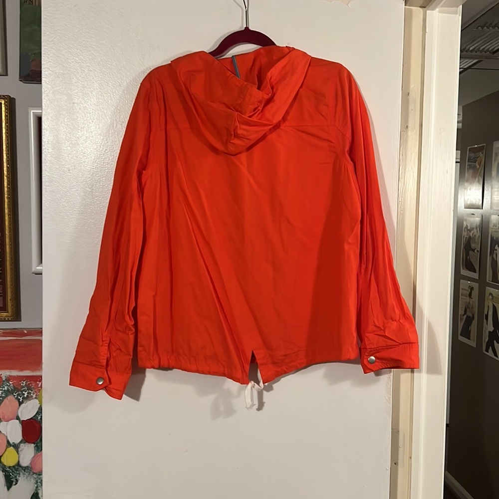 SO orange 100% cotton lightweight hooded jacket - Picture 6 of 11